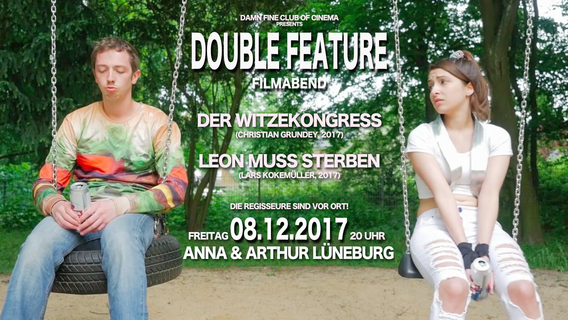 Freitag 08 Dezember Double Feature Filmabend Der Witzekongress And Leon Muss Sterben Anna